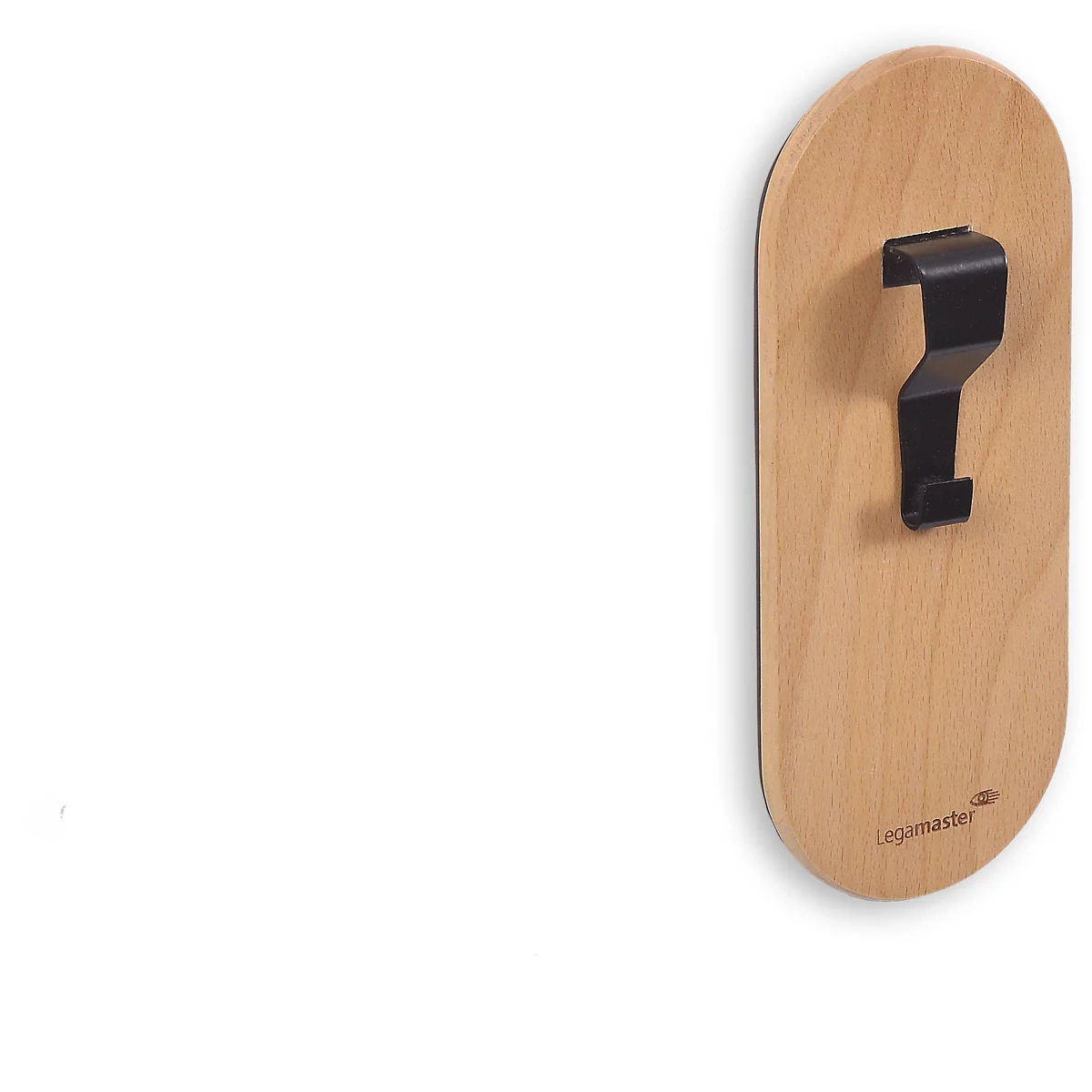 Whiteboard papierhaak Legamaster WOODEN, magnetisch, 2 stuks, B 70 x D 20 x H 170 mm, beukenhout, gelakt